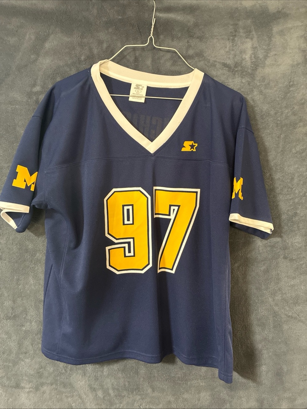 STARTER Michigan Aiden Hutchenson #97 Jersey